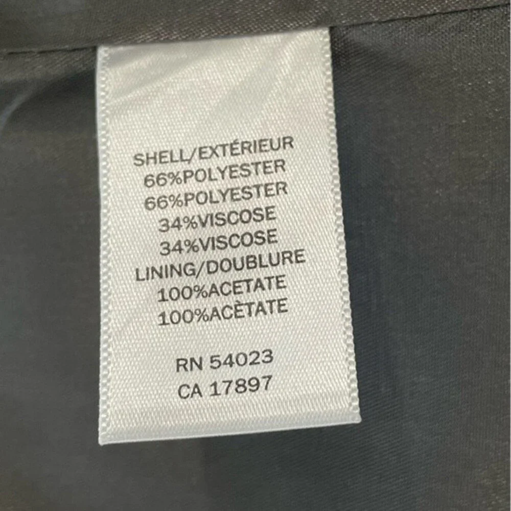 Banana‎ Republic Blazer Jacket Size 46L Gray Blue Pinstripe